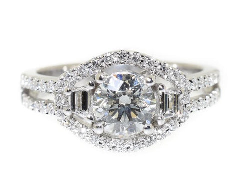 Diamond Halo Fashion Ring