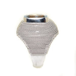 18kt beaded white gold aquamarine ring