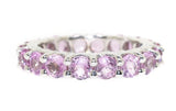 pink sapphire eternity ring