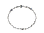 14kt White Gold Stackable Diamond Bracelet