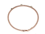 14kt Rose Gold Stackable Diamond Bracelet