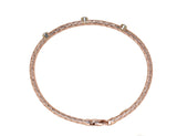 14kt Rose Gold Stackable Diamond Bracelet