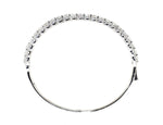 white gold diamond bangle