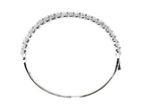 white gold diamond bangle