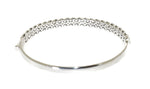 white gold diamond bangle