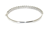 white gold diamond bangle