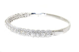 white gold diamond bangle