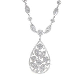 white gold 10 carat diamond necklace