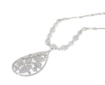 white gold 10 carat diamond necklace