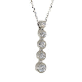 White Gold Diamond Journey Pendant