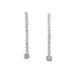 white gold diamond drop earrings
