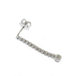 white gold diamond drop earrings