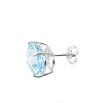 white gold blue topaz earrings