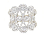 white gold diamond fashion ring
