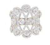 white gold diamond fashion ring