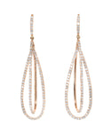 yellow gold diamond drop earrings