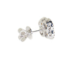 two tone fancy yellow and white diamond earrings