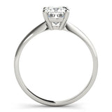 white gold cushion cut solitaire engagement ring