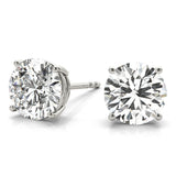 GIA Certified Diamond Stud Earrings 
