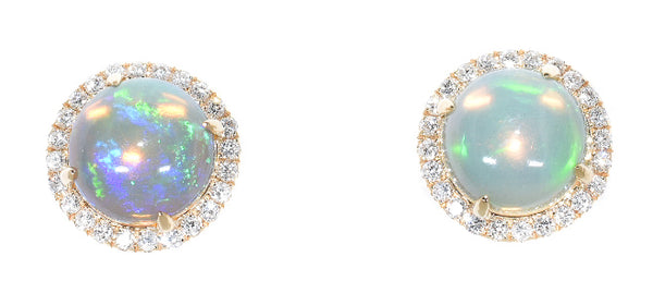 Opal & Diamond Earrings | Boca Raton, FL – Devon's Diamonds
