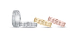white gold men's wedding band, yellow gold men's wedding band, rose gold men's wedding band