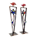 gary rosenthal star tower candlestick pair