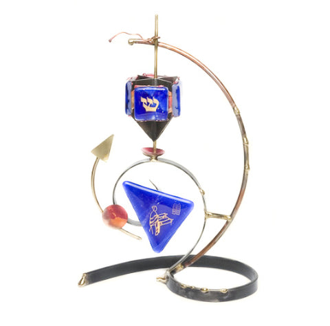 gary rosenthal blue bar mitzvah dreidel