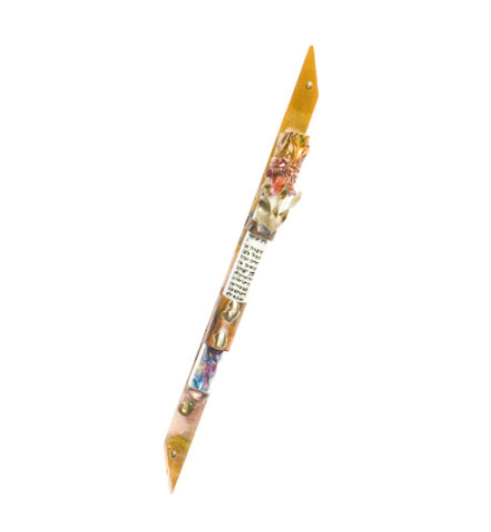 gary rosenthal narrow copper wedding mezuzah 