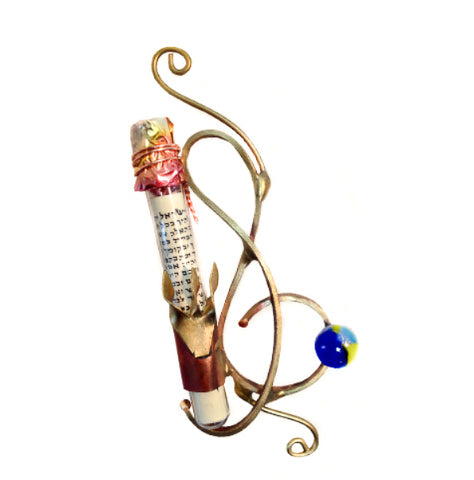 gary rosenthal musical note mezuzah