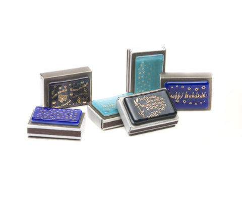 gary rosenthal small hanukkah matchboxes 