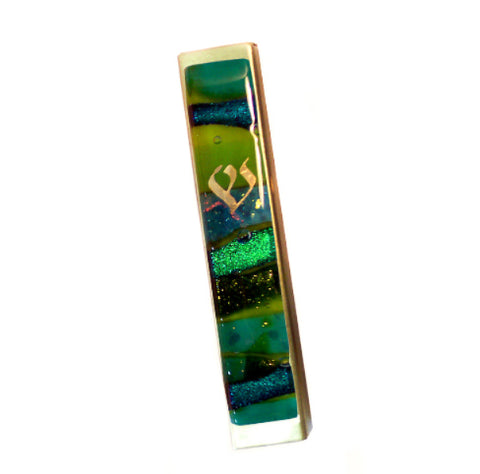 gary rosenthal green mosaic kaballah mezuzah