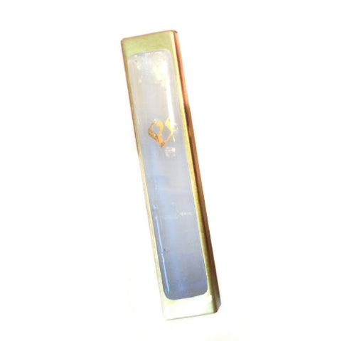 gary rosenthal white mosaic kaballah mezuzah