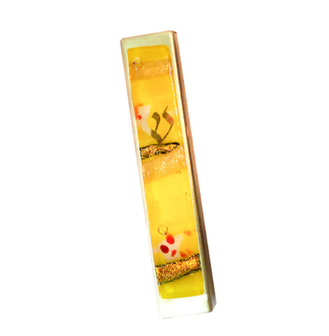 gary rosenthal yellow mosaic kaballah mezuzah