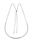 white gold diamond bolo necklace 