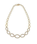 yellow gold diamond necklace