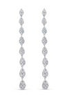 white gold diamond dangle earrings