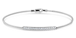 white gold stackable diamond bangle bracelet