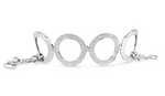 white gold diamond circle bracelet