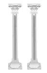 large crystal candleholder with stones