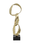 Gold Stacking Rings Sculpture