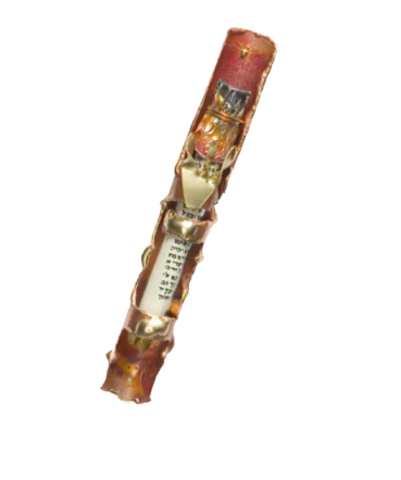 copper wrapped mezuzah