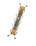 squiggle copper wedding mezuzah