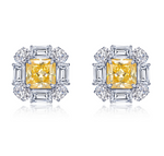 lafonn simulated canary diamond earrings