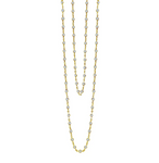 lafonn classic station necklace in yellow