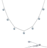 lafonn frameless raindrop necklace