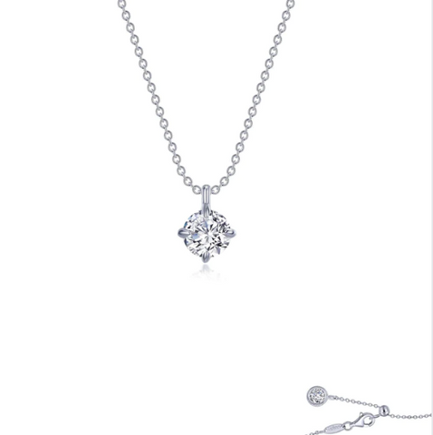 lafonn solitaire necklace