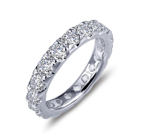 lafonn classic eternity band in white