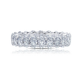 lafonn oval eternity band in white