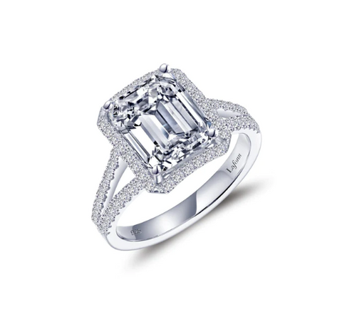 lafonn split shank halo engagement ring